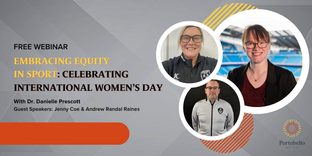 Interesting Insights from Portobello Institute’s International Women’s Day Webinar: Embracing Equity in Sport